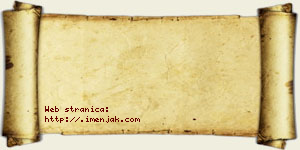 Mahailo Trnjaković vizit kartica